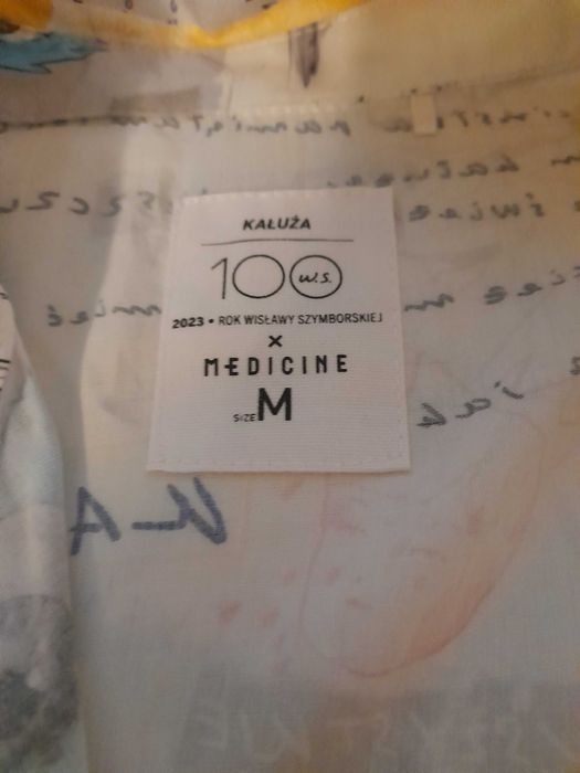 Koszula damska Medicine Wisława Szymborska rozmiar M nowa bez metki