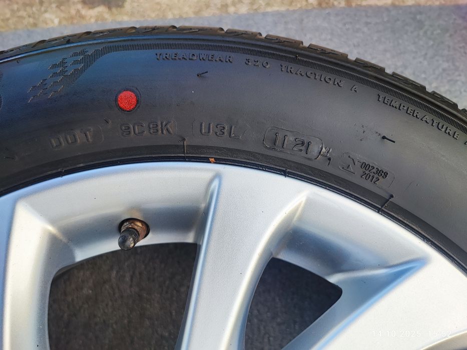 Koła Felgi alu opony 16 5x114,3  Auris Corolla czujniki
