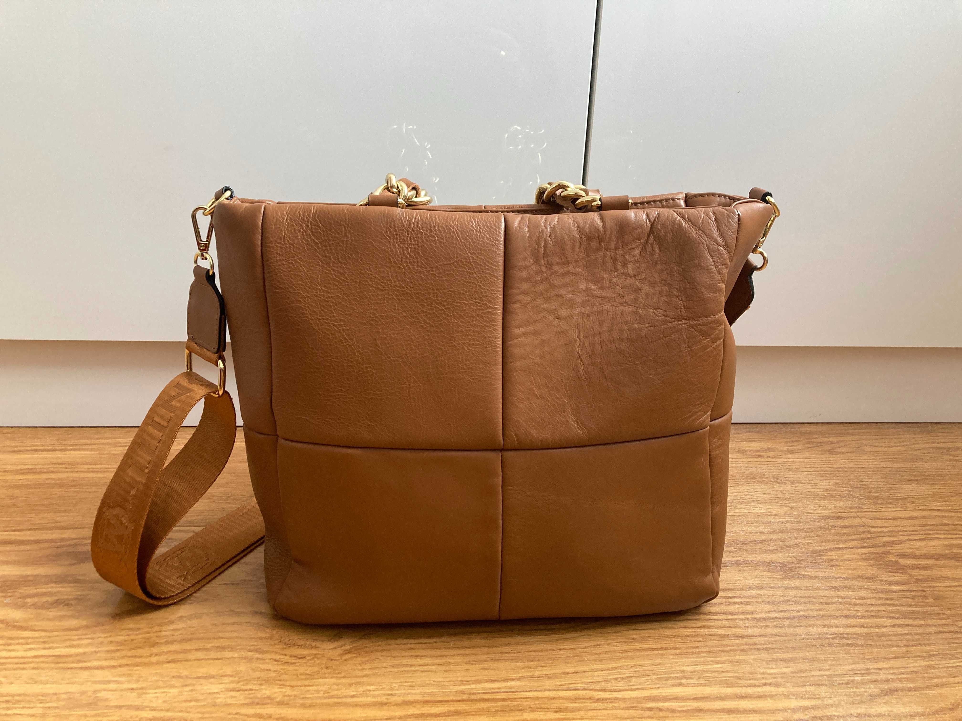 Massimo CONTTI torebka shopper skóra nat