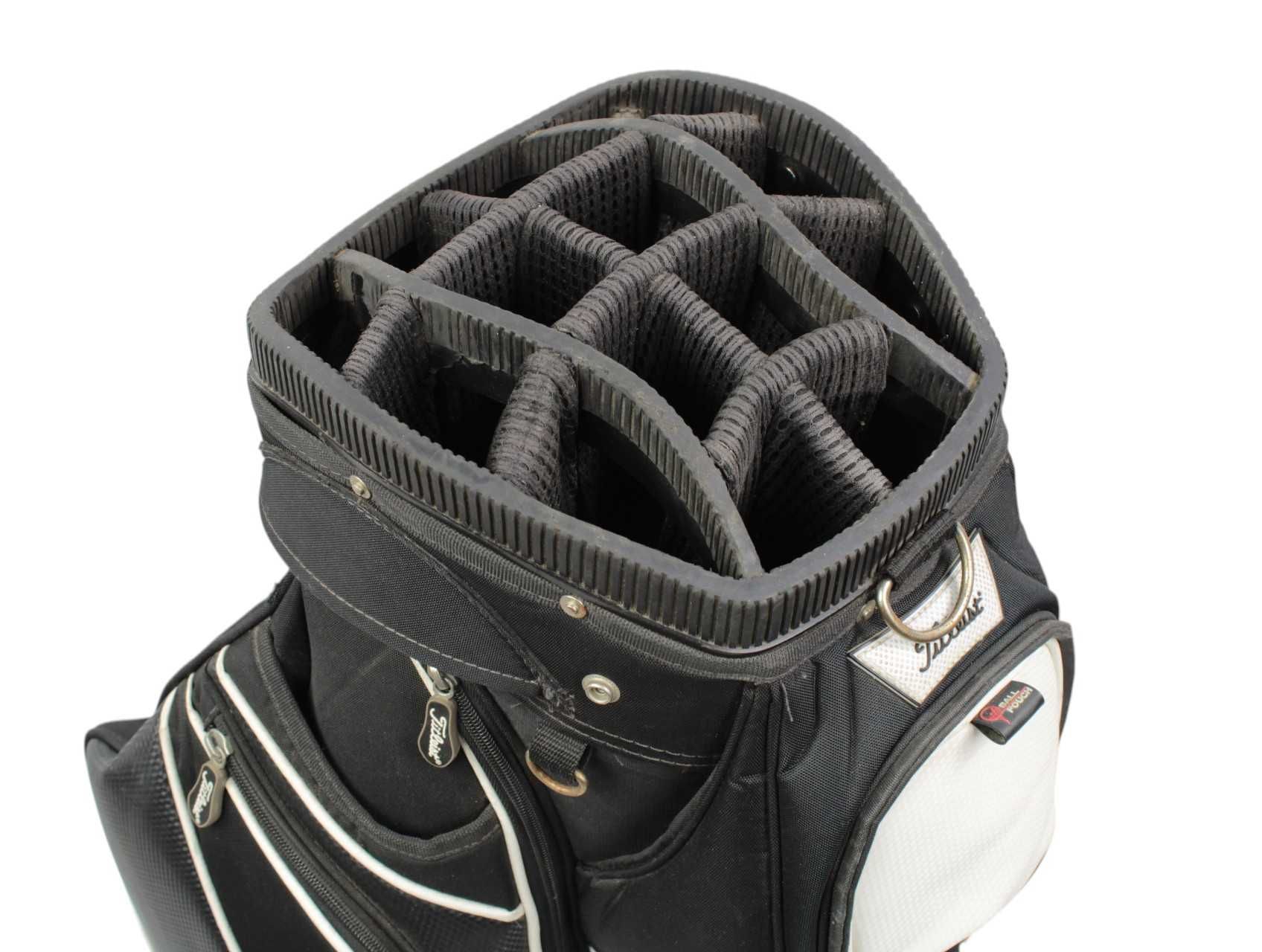 CART Bag Titleist torba golfowa do golfa na wózek czarno biała