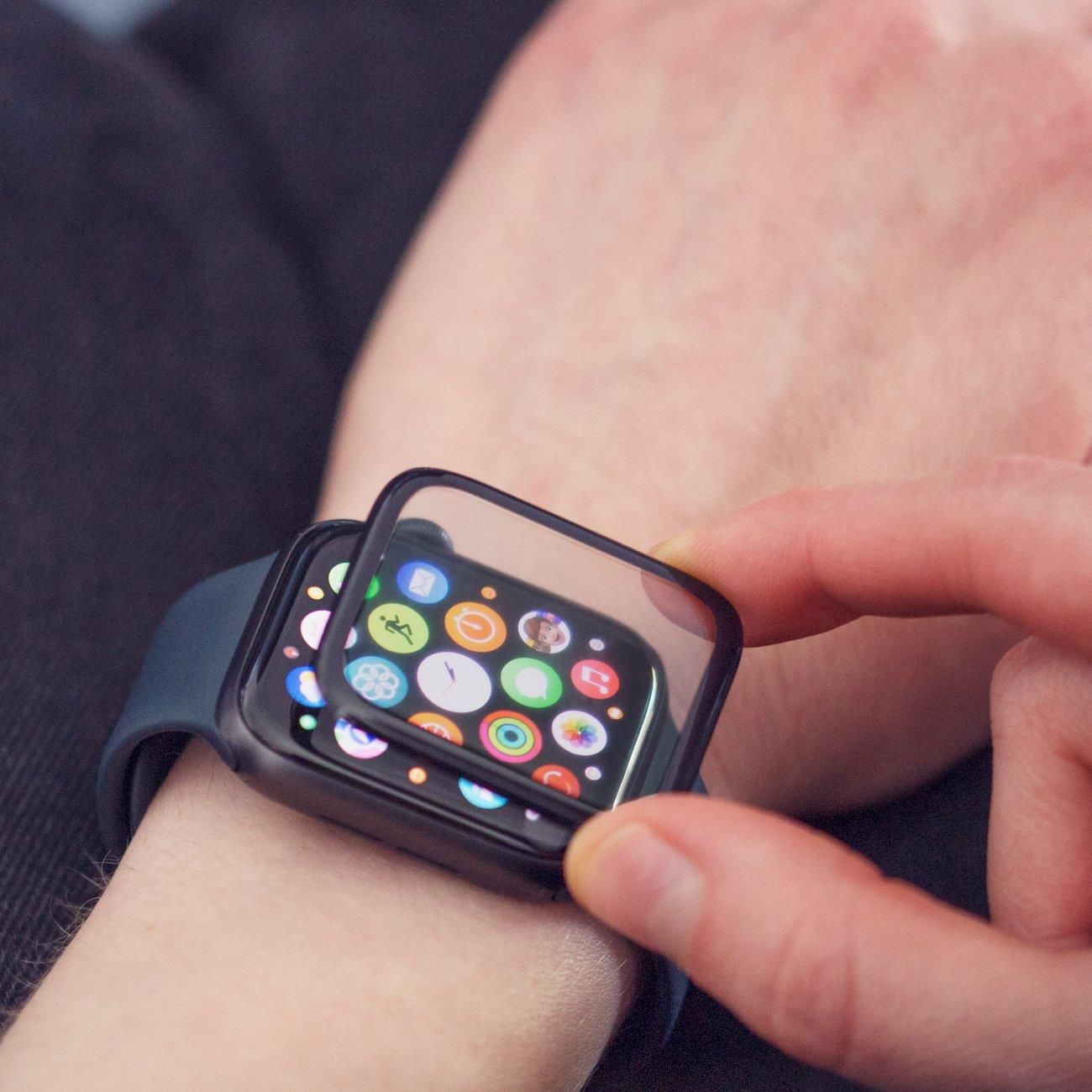 Szkło hartowane 9H z ramka na cały ekran Apple Watch Ultra 49mm