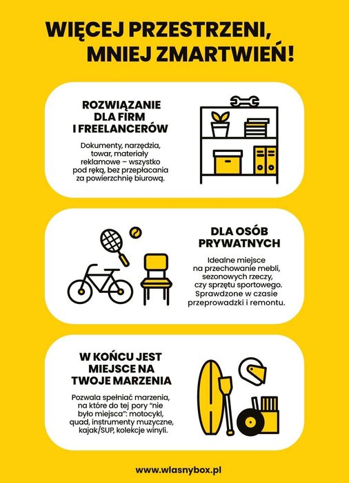 Wynajem Self Storage PROMOCJA - magazyn, kontener, przechowalnia URSUS