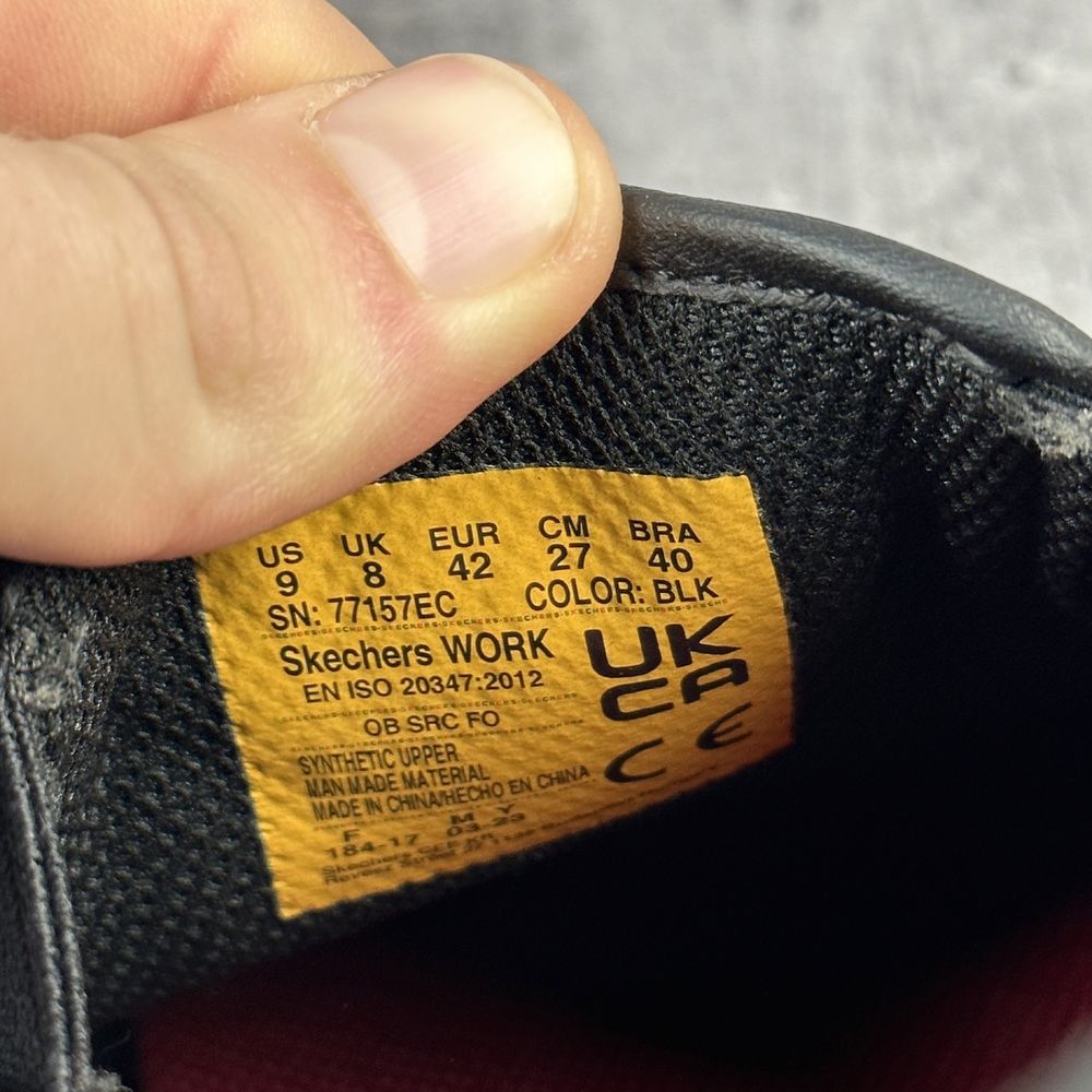 Чоловічі Робочі Кросівки Черевики Skechers