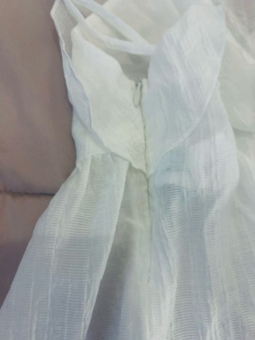 Top branco Zara, tamanho S