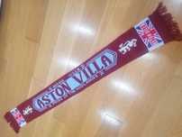 Cachecol Aston Villa clube Ingles