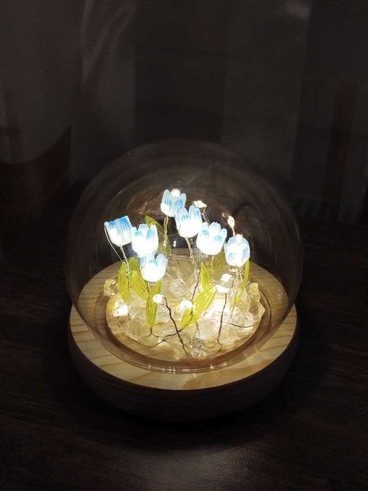 Декоративні нічники тюльпани в колбі