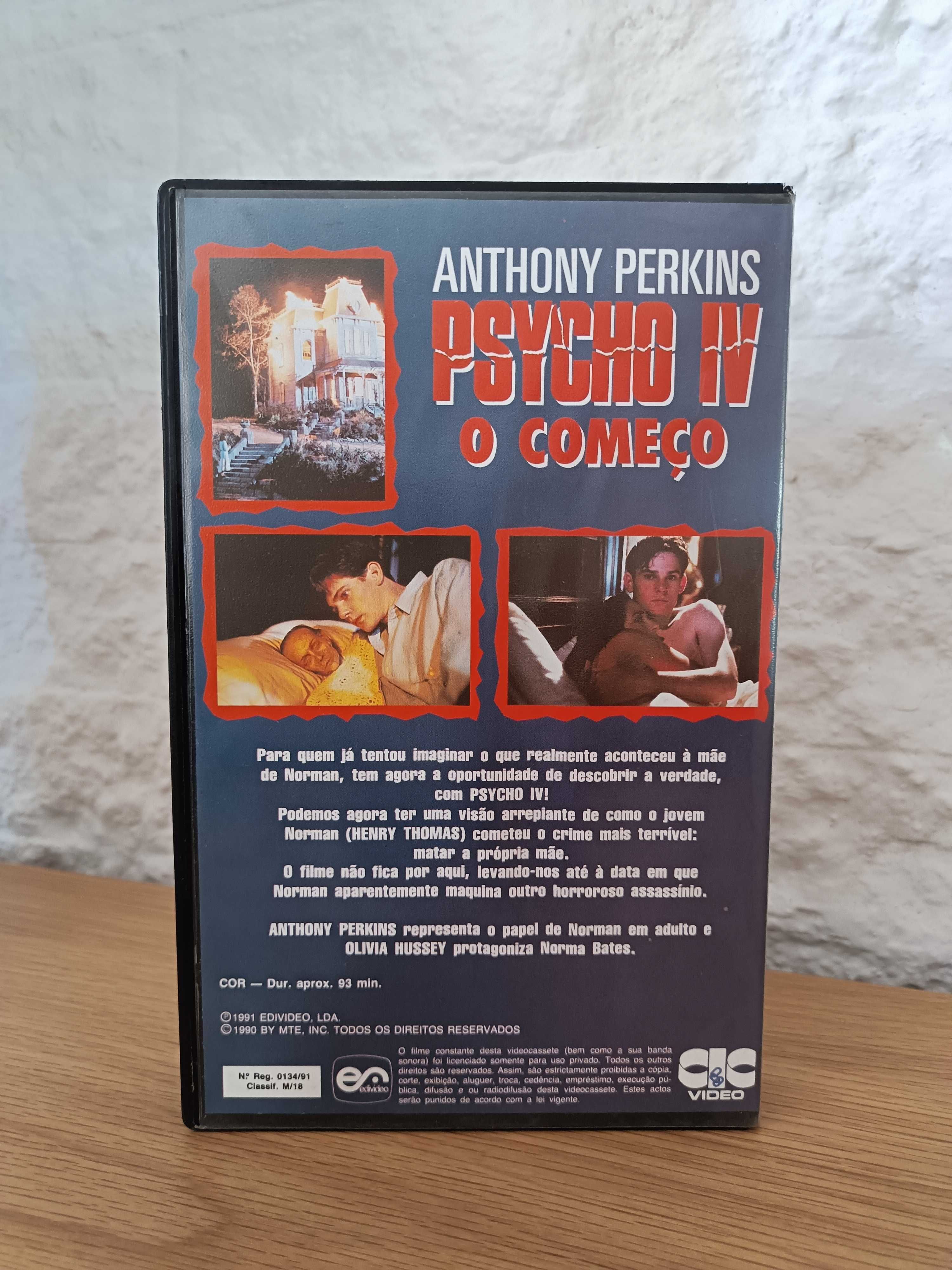 Filme VHS Psycho 4 O Começo (Psycho 4 - The Beginning) Mick Garris