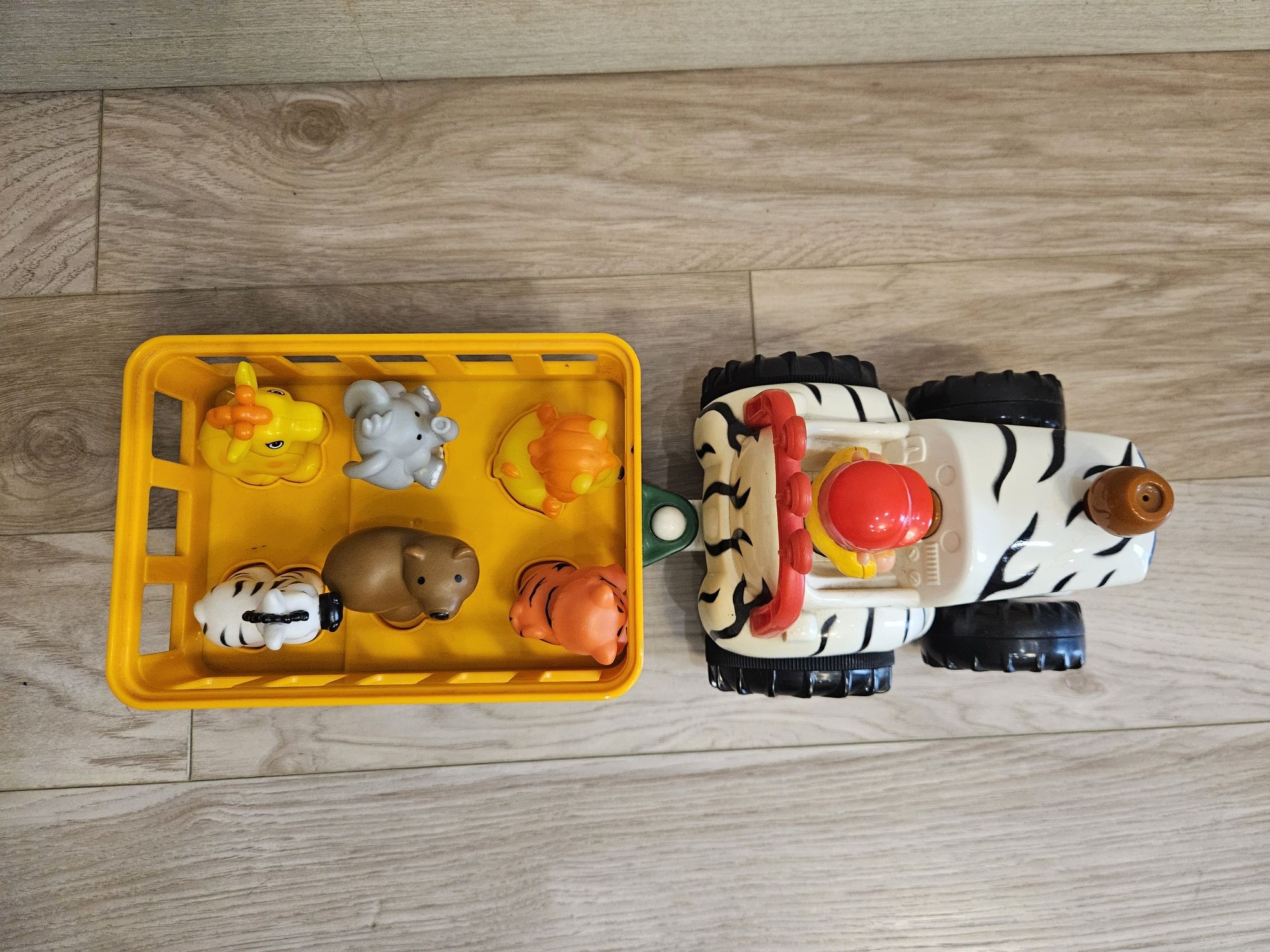 Игрушка машинка Игровой набор Трактор с животными, Мусоровозка