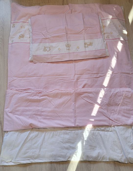 Komplet kołdra dziecięca+poduszka+posciel+poszewka.125x92.