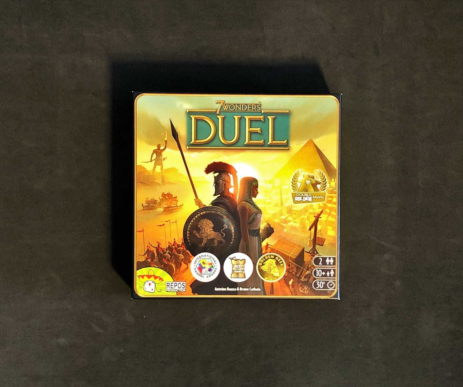 JOGO de Tabuleiro USADO 7 Wonders Duel Mini Expansão Catan