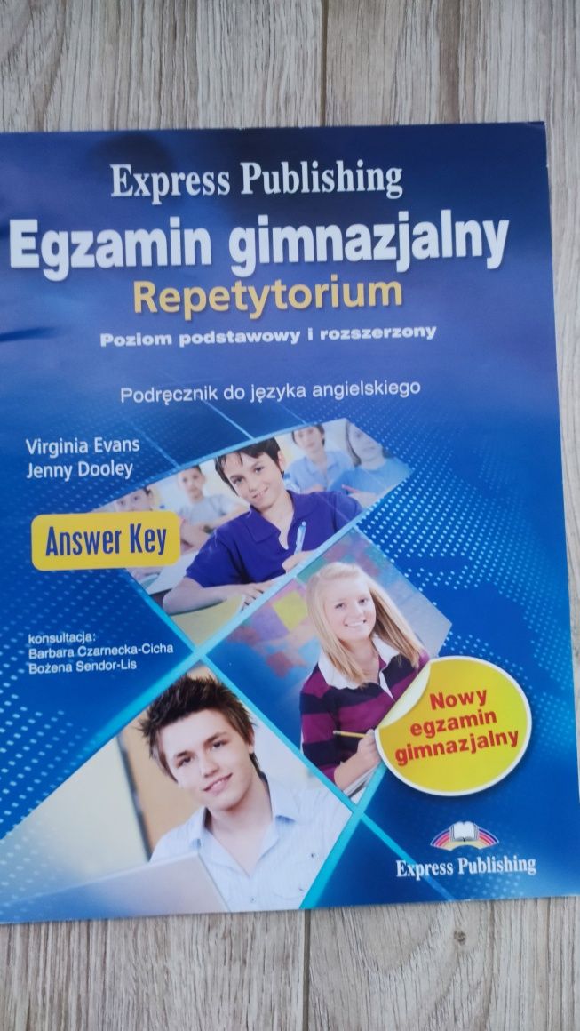 Repetytorium egzamin gimnazjalny + klucz odpowiedzi (egis)