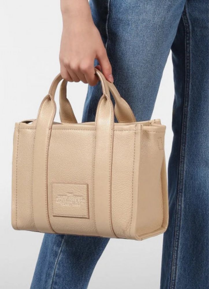 MARC JACOBS the leather small tote bag, TWINE, оригінал