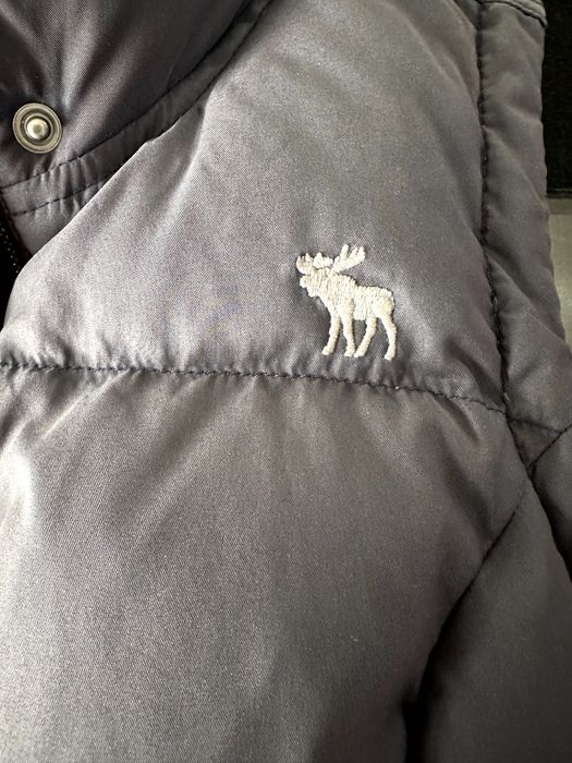 Abercrombie&Fitch bezrękawnik puchowy damski L/M, granatowy