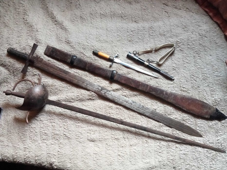 Szabla Miecz Tuaregów, Szpada Rapier Kordzik LWP Broń biała Oryginały