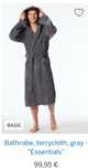 Robe cinzento adulto schiesser