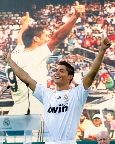 Camisola Real Madrid 2009 C. Ronaldo 9 Tamanho L