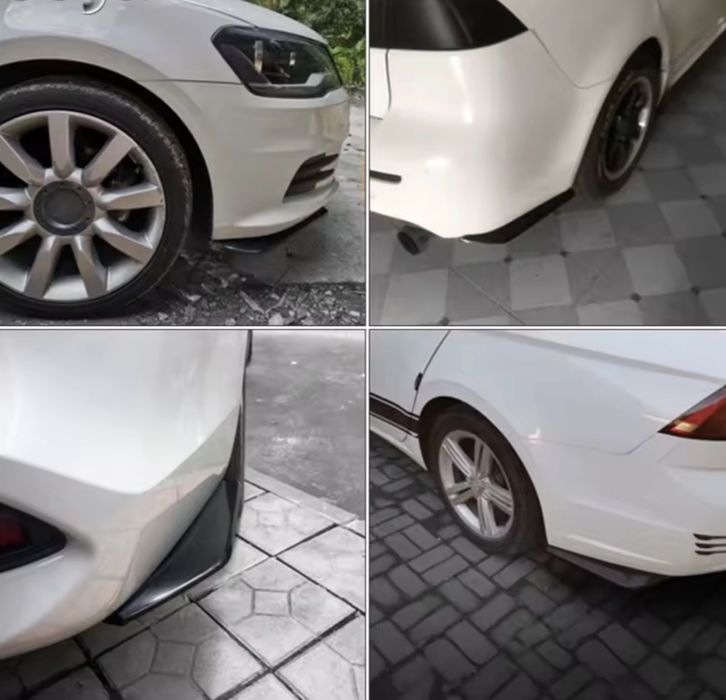 Універсальні накладки на бампер. Губа бампера. Елерони, спліттер