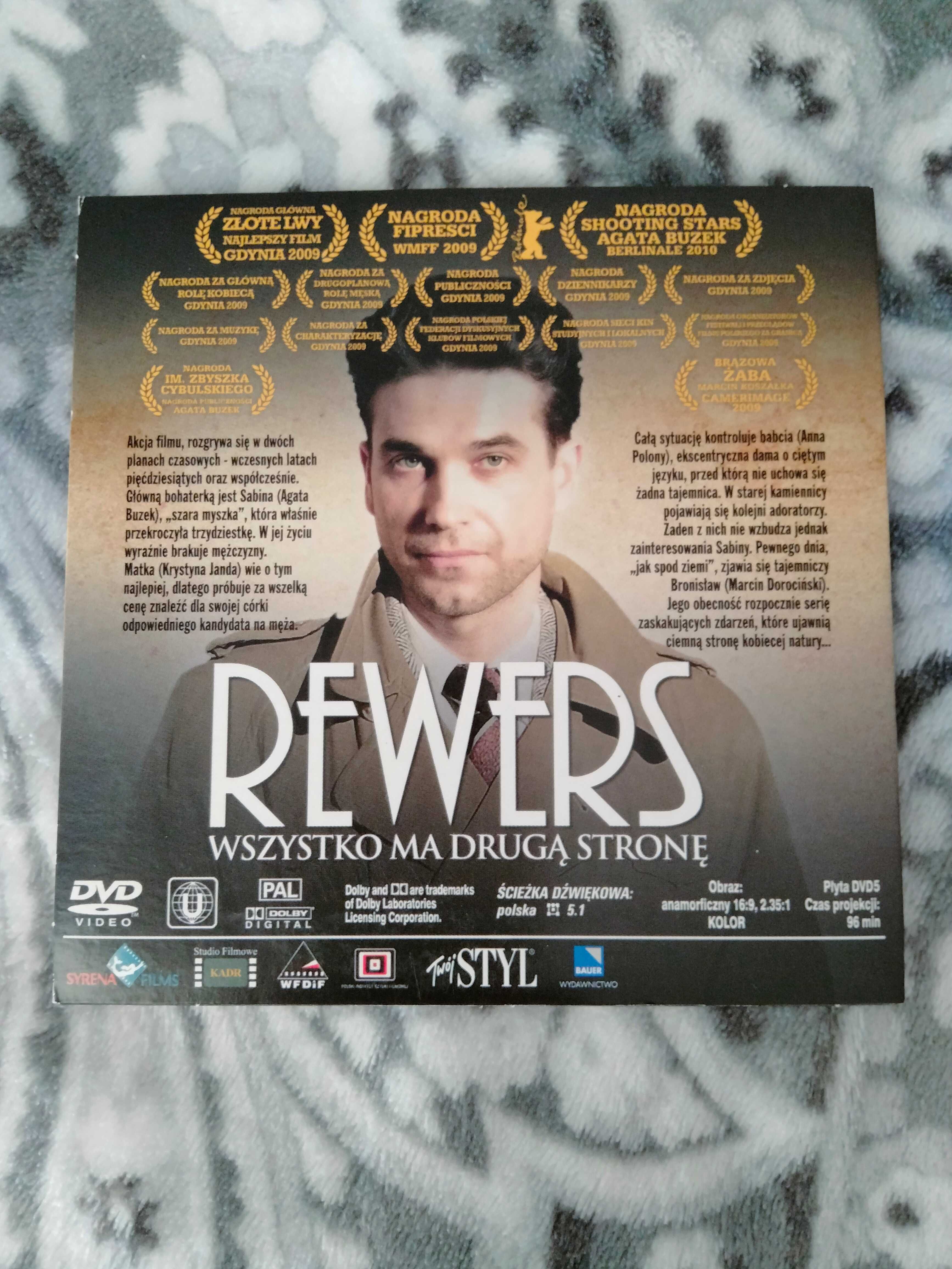 DVD z filmem "Rewers"