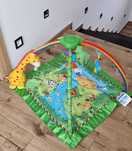 Mata edukacyjna Fisher Price DŻUNGLA małpka żyrafa jak NOWA