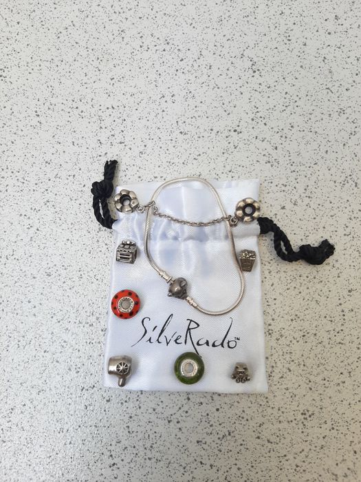 Vendo pulseira +travão com contas Silverado (kidz) original