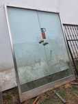 Portas em Inox e vidro transparente
