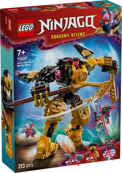LEGO Ninjago 71839 - Mech bojowy Spinjitzu Arina (BEZ FIGUREK) #2