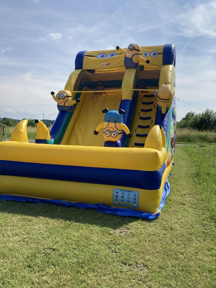Dmuchana zjeżdżalnia Imprezy Piana Party Wata cukrowa popcorn
