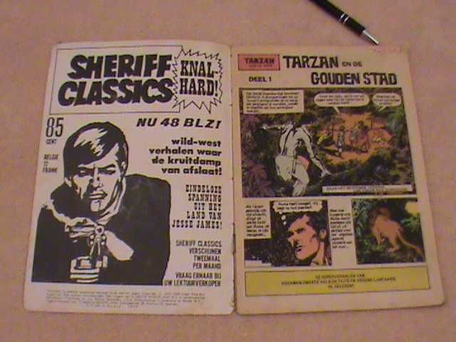 Tarzan w jęz. niderlandzkim, druk w PRL - 1970 rok.