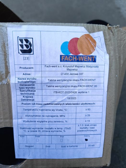 Siatka okapowa 10 rolek po 5mb