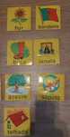 Conjunto de 14 puzzles portugueses antigos para criança