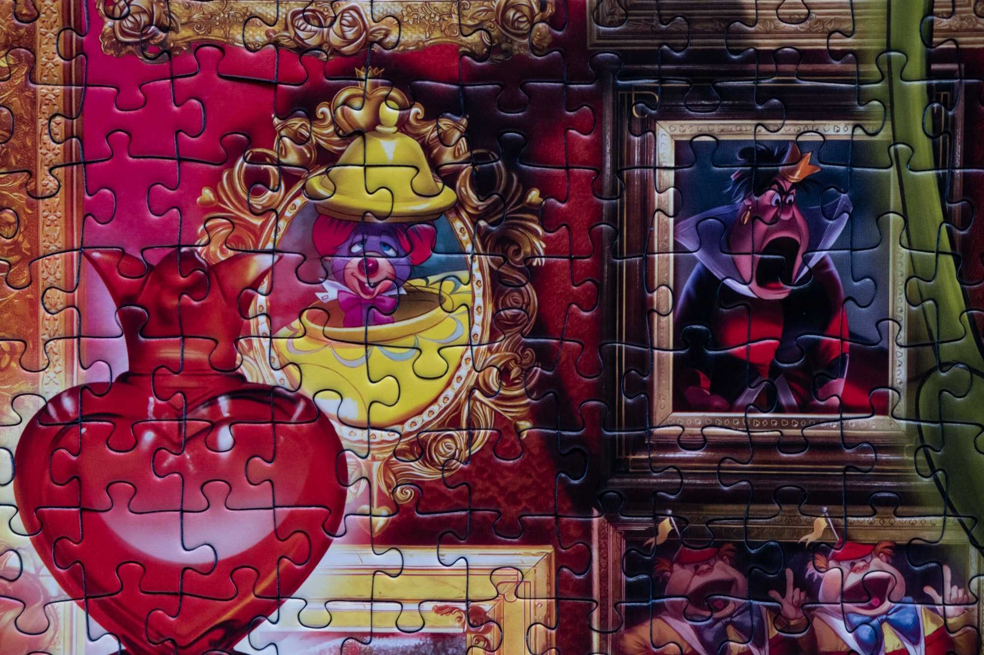 Puzzle Ravensburger Villainous Queen of Hearts 1000 el komplet