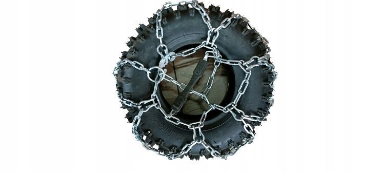 Łańcuchy śniegowe do traktorka odśnieżarki QUADA 13x4.10-6