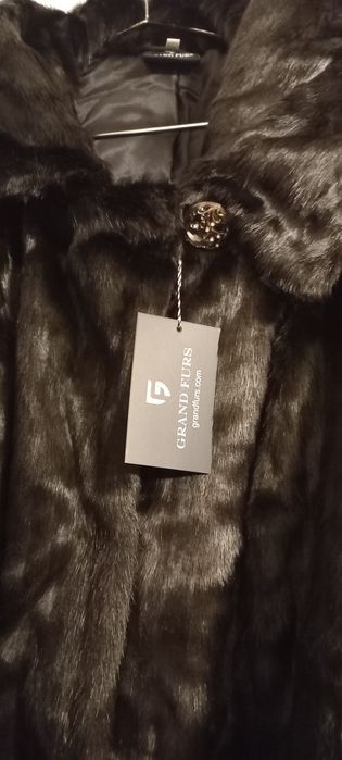 Красива НОВА жіноча єко шуба з капюшоном (під норку) 56-58 розмір