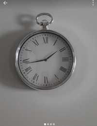Zegar ścienny kolor srebrny
