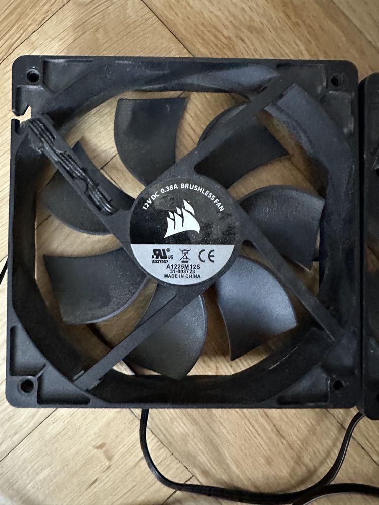 3 Wentylatory obudowy corsair brushless ciche 120mm x 120mm