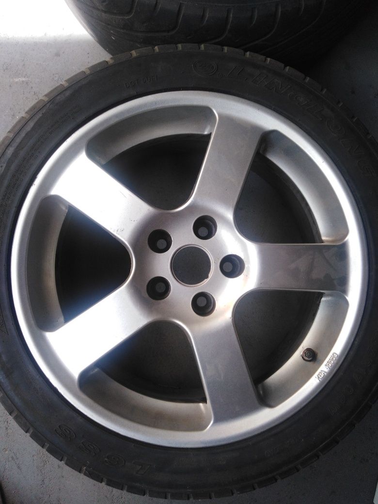 Felgi Renault 17 z oponami 5x108 et45, otwór 60, CMS RSK 306