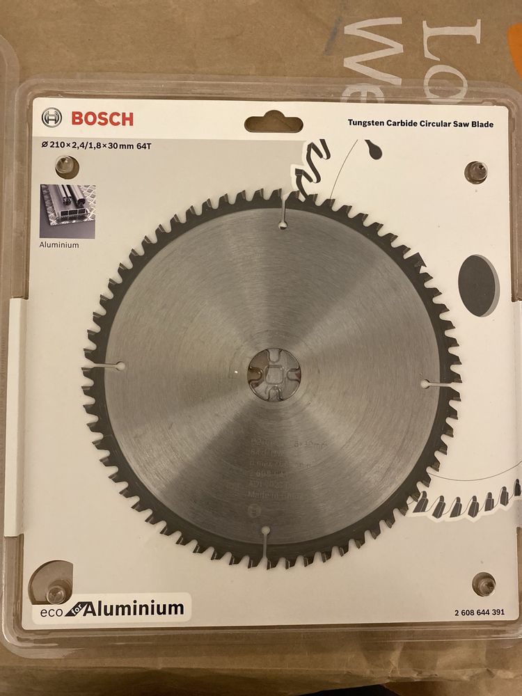 Tarcza do cięcia aluminim BOSCH  210 mm