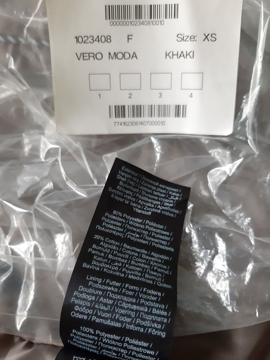 Nowa, lekka kurtka parka Vero Moda XS-S