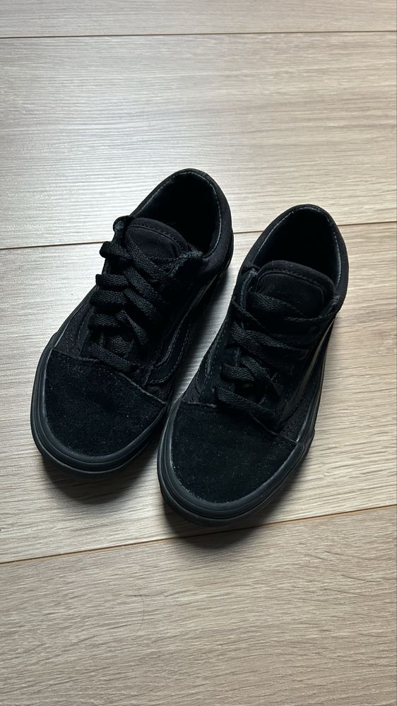 Czarne buty Vans dla dzieci dla chlopka i dzireczyny