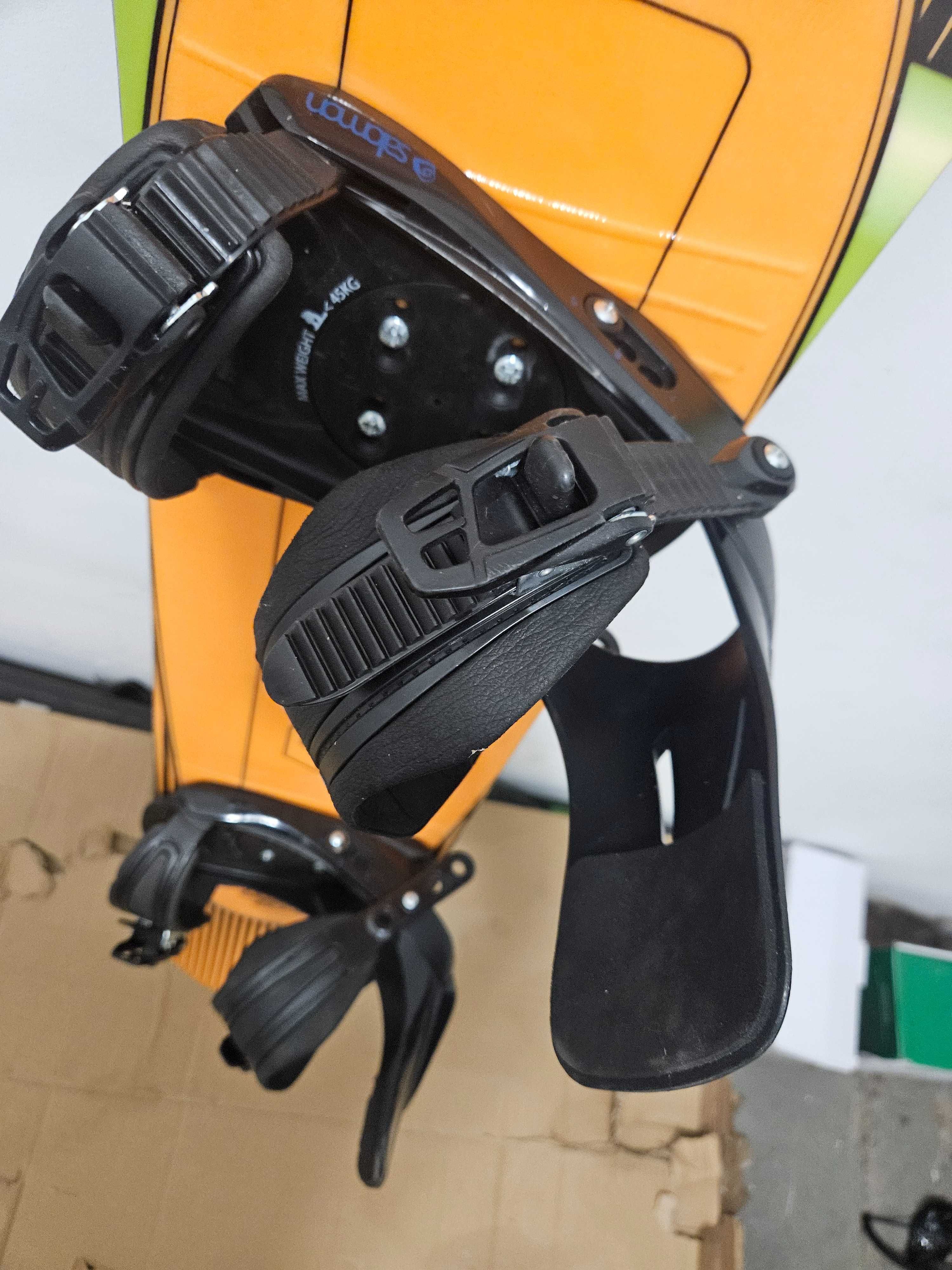 Jak nowa deska snowboardowa Nitro 120cm z wiązaniami
