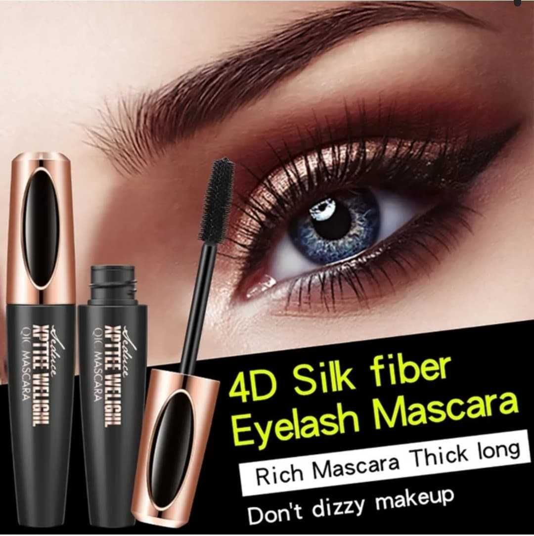 2x 4D TUSZ DO RZĘS Jedwab wydłużający MASKARA mascara