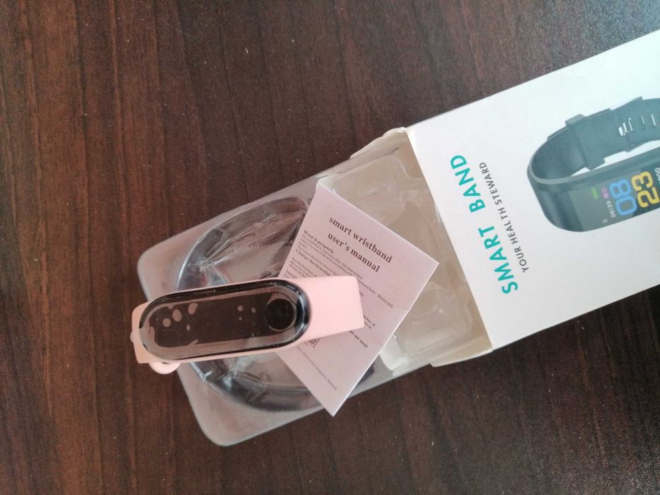 Smart watch bracelete um rosa outro preto