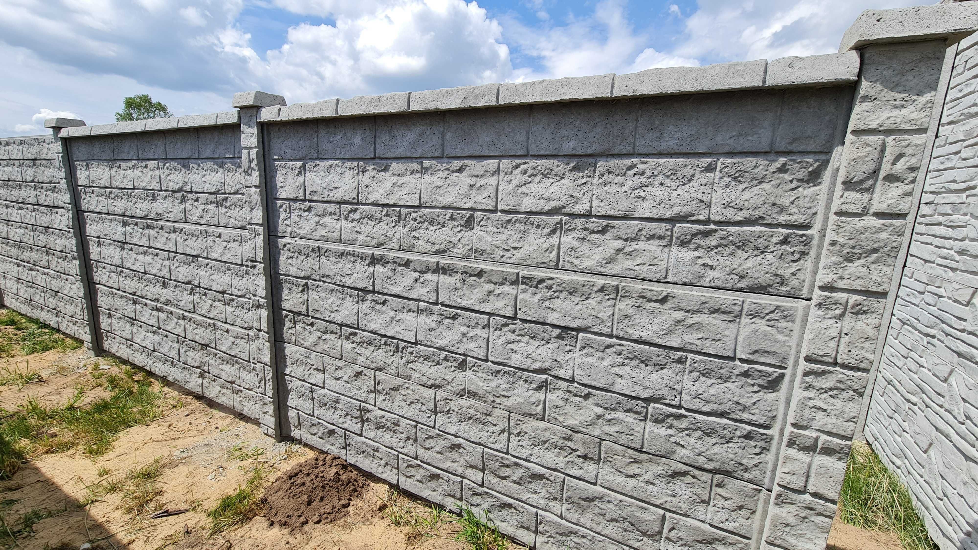 Bramy Dwuskrzydłowe Przesuwne Furtki Ogrodzenia BETONOWE z montażem
