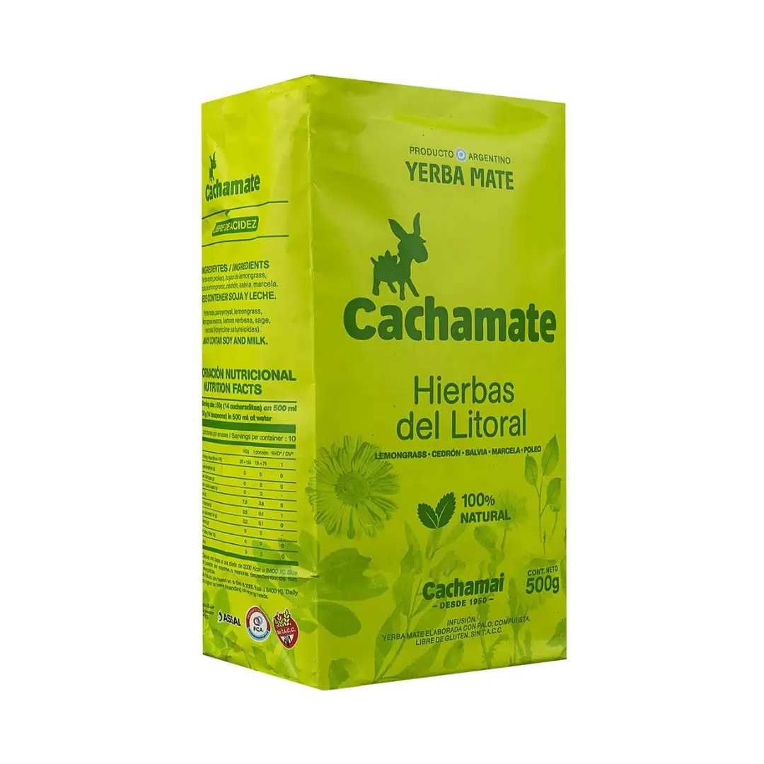 Zestaw Yerba Mate Cachamate Hierbas + Matero Bombilla Nabierka