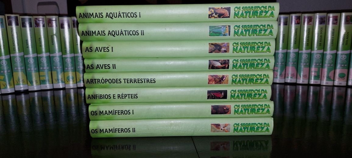 Coleção Segredos da Natureza Livros e VHS