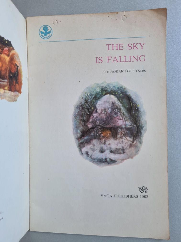 The sky is falling - Lithuanian folk tales. Książka