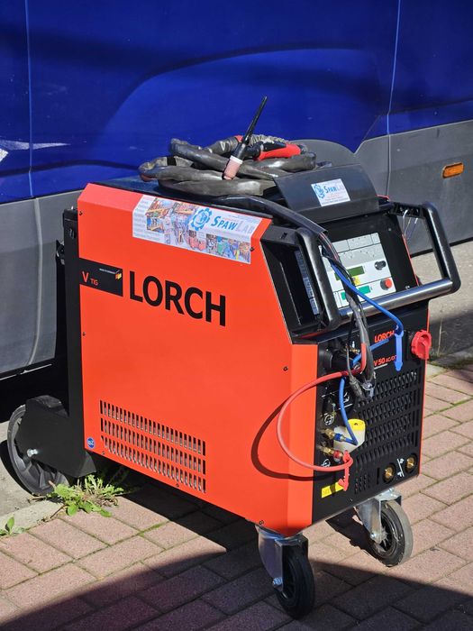 Spawarka tig Lorch v50 ac/dc Jak nowa 500Amper/63H pracy/8m Uchwyt tig