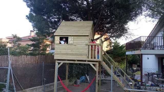 CASINHA NA ARVORE INSTALADA NO TEU JARDIM.