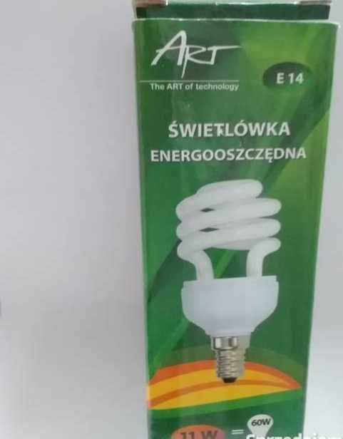 Świetlówka  energooszczędna 15w E 14