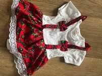 sukienka rozmiar 62 w kwiaty zakopane szelki